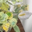 Handgefertigtes Häkelblumenarrangement Sonnenblume und Rose Schreibtischdekoration Dankeschön Lehrer Anerkennung