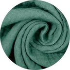 Doppel-Musselin Vorhang aus 100% Bio-Baumwolle, handgefertigt, Boho-Stil, weich und atmungsaktiv