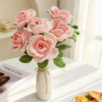 Handgefertigtes Häkelblumenarrangement Sonnenblume und Rose Schreibtischdekoration Dankeschön Lehrer Anerkennung