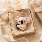 Mini Koala Schlüsselanhänger Handgehäkelt Plüsch Rucksack Anhänger 4-5cm