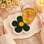 Gehäkelter Blumenuntersetzer, gestrickter Tassenuntersetzer, wärmeisolierendes Platzset