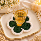 Gehäkelter Blumenuntersetzer, gestrickter Tassenuntersetzer, wärmeisolierendes Platzset